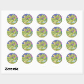 Fantasy Next Generation Baby Dragon Round Sticker (Vel)