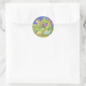 Fantasy Next Generation Baby Dragon Round Sticker (Tas)