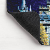 Fantasy night castle mousepad muismat (Hoek)