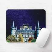 Fantasy night castle mousepad muismat (Met muis)