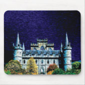 Fantasy night castle mousepad muismat (Voorkant)