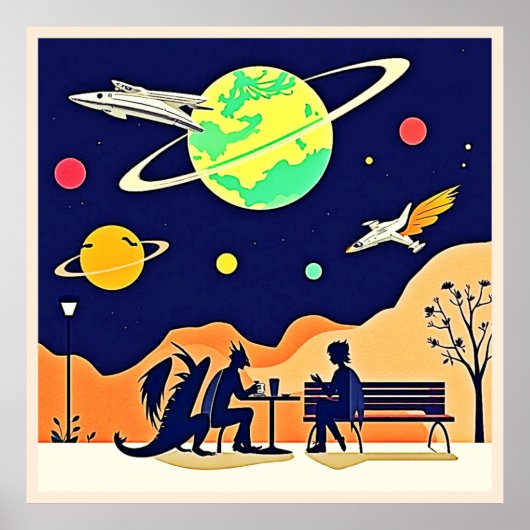 Fantasy Night Rendezvous Poster (Voorkant)