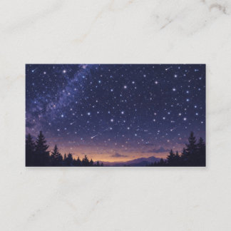 Fantasy Night Sky Storybook Visitekaartje