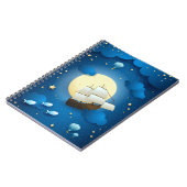 Fantasy Night with Flying Vessel Notitieboek (Linkerzijde)