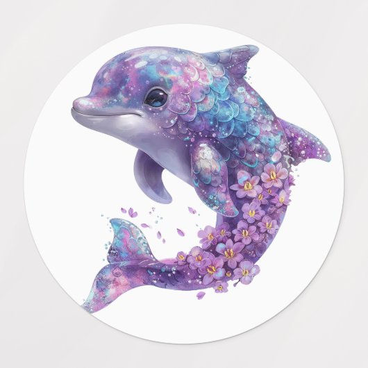 Fantasy Ocean Animals Labels (Design 2)