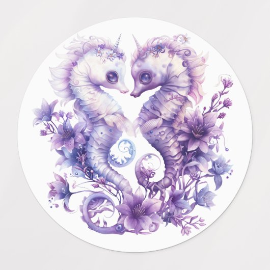 Fantasy Ocean Animals Labels (Design 1)