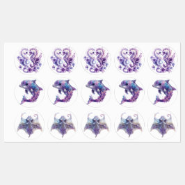 Fantasy Ocean Animals Labels