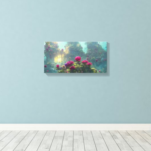 FANTASY onder water - omgepakt canvas (Insitu (Houten vloer))