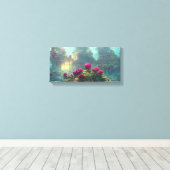 FANTASY onder water - omgepakt canvas Afdruk (Insitu (Houten vloer))