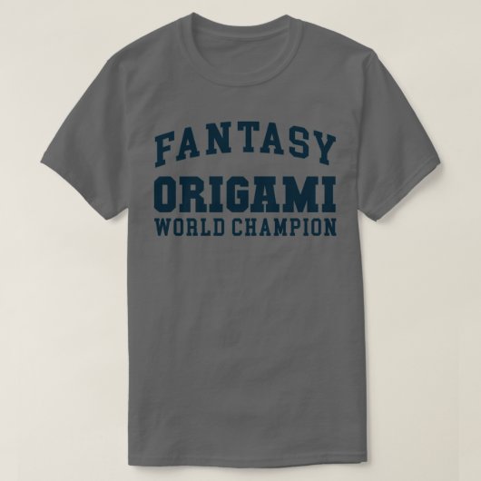 Fantasy Origami World Champ T-shirt (Design voorkant)