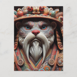 Fantasy Otter Warrior Briefkaart