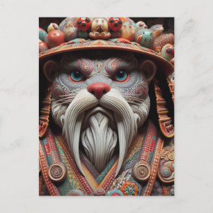 Fantasy Otter Warrior Briefkaart