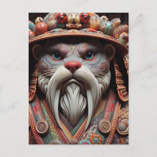 Fantasy Otter Warrior Briefkaart (Voorkant)