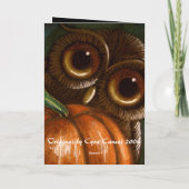 FANTASY OWL - EEN POMPOEN VOOR MIJ KAART (Achterkant)