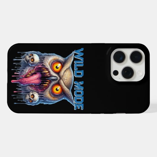 Fantasy Owl in de Wild Mode iPhone Hoesje (Achterkant horizontaal)