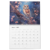 Fantasy Owls in Abstract Style Kalender (Mar 2027)