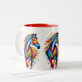 Fantasy Paard Art Mok (Voorkant links)
