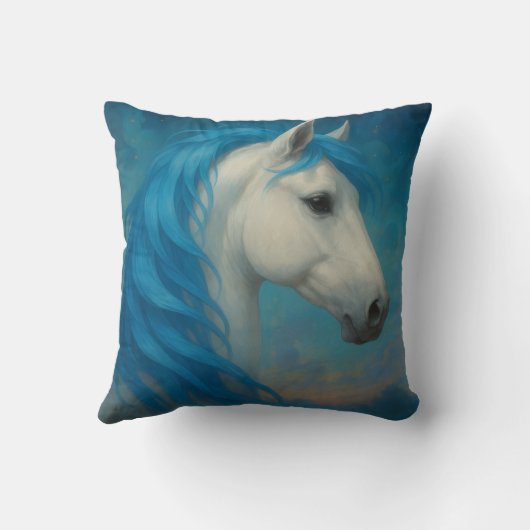 Fantasy paard kussensloop kussen (Achterkant)
