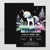 Fantasy Paard Verjaardag Kaart (Voorkant / Achterkant)