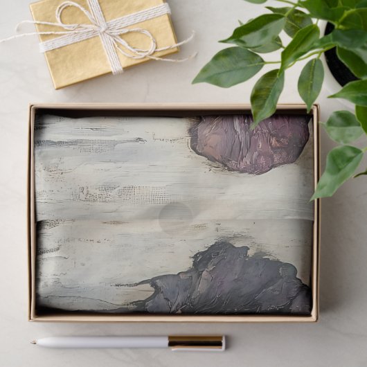 Fantasy Paarse bloemenboeket met oogontkoppeling Tissuepapier (Geschenk)