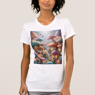 Fantasy Paddenstoelenstad – Magische Boshuizen T-shirt
