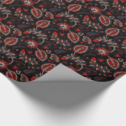 Fantasy paisley cadeaupapier (Hoek)