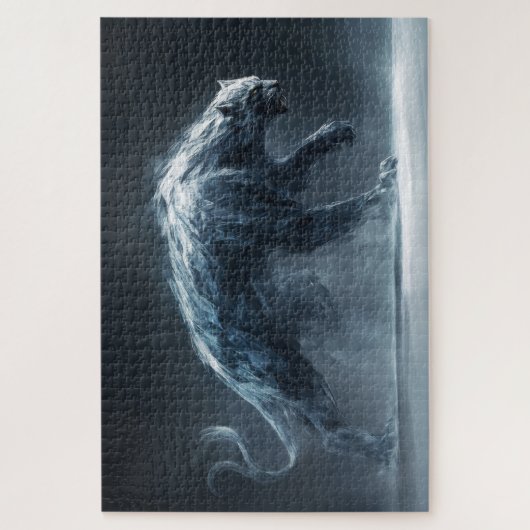 Fantasy panter monster legpuzzel (Verticaal)