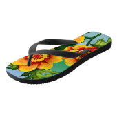 Fantasy Papavers Teenslippers (Schuin)