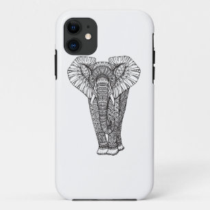 Fantasy Patterned Elephant Doodle Case-Mate iPhone Case
