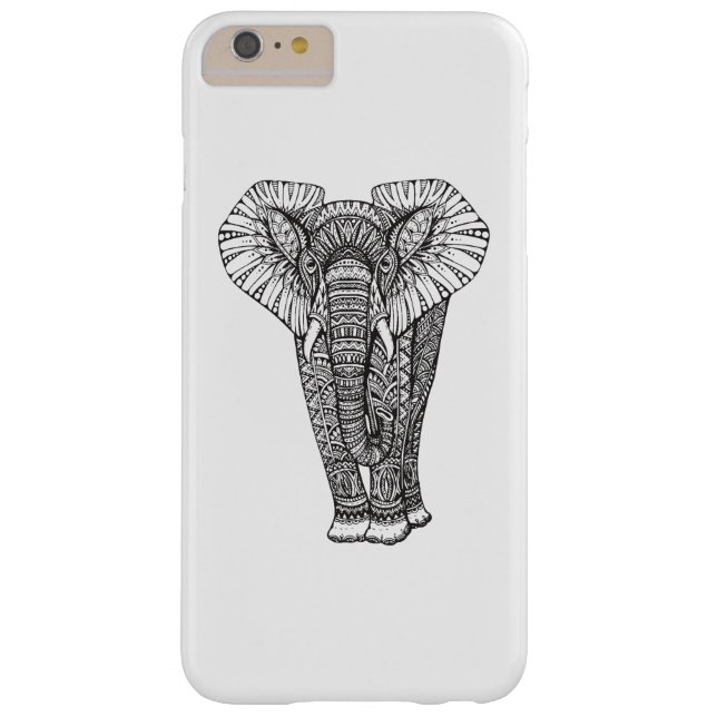 Fantasy Patterned Elephant Doodle Case-Mate iPhone Case (Achterkant)