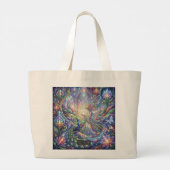 Fantasy Pauw Tote Tas (Achterkant)