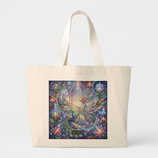 Fantasy Pauw Tote Tas (Voorkant)