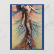 Fantasy Pauwenkijk Bruidsjurk Sprookjes Bruid Post