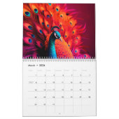 Fantasy Peacocks Agenda Kalender (Mar 2026)