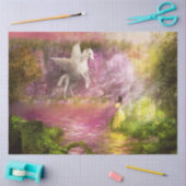 Fantasy - Pegasus - De betoverende tuin Tissuepapier (Craft)