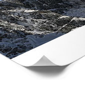 Fantasy Pegasus Flying Horse and Eagle Mountains Poster (Hoek)