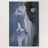 Fantasy Pegasus White Horse Jigzaag Puzzle Legpuzzel (Verticaal)