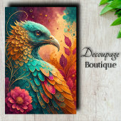 Fantasy Phoenix Decoupage Tissuepapier