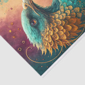 Fantasy Phoenix Decoupage Tissuepapier (Detail)