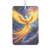 Fantasy Phoenix Sterren Ruimte Luchtverfrisser (Achterkant)