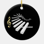 Fantasy Piano Music Ornament (Achterkant)