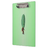 Fantasy Pickle Man Brown Suit Klembord (Links)