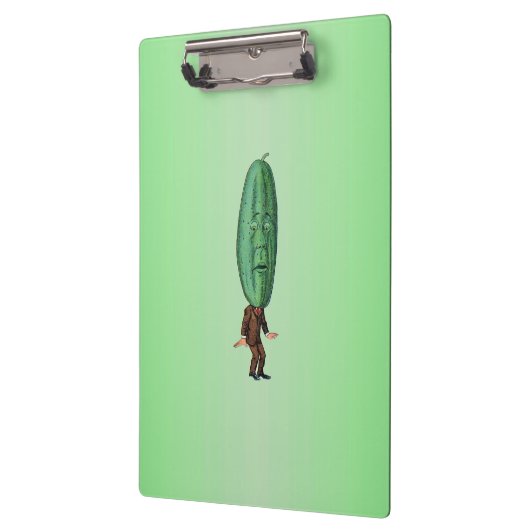 Fantasy Pickle Man Brown Suit Klembord (Links)