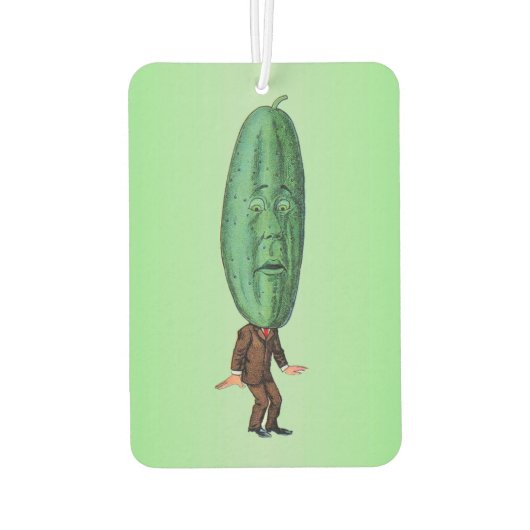 Fantasy Pickle Man Brown Suit Luchtverfrisser (Achterkant)