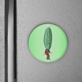 Fantasy Pickle Man Brown Suit Magneet