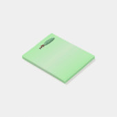 Fantasy Pickle Man Brown Suit Post-it® Notes (Schuin)