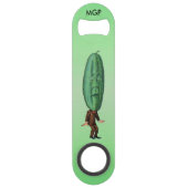 Fantasy Pickle Man Brown Suit Speed Flessenopener (Voorkant)