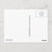 Fantasy Pink Dahlia Briefkaart (Achterkant)