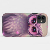Fantasy Pink Fluffy Kawaii Owl Case-Mate iPhone Case (Achterkant (horizontaal))