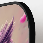 Fantasy Pink Fluffy Kawaii Owl Pickleball Paddle (Links Detail)